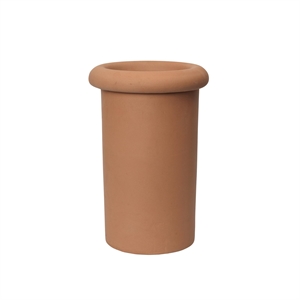 Ferm Living Rollo Plant Pot H46 Terrakotta