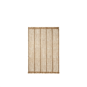 Ferm Living Athens Stripes -matto 140x200 Natural/Off White