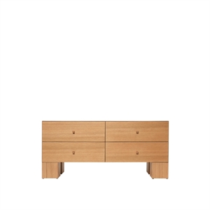 Ferm Living Kuben Lipasto 2x2 Natural Oak