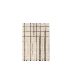 Ferm Living Sen -matto 140x200 pergamentti/indigo