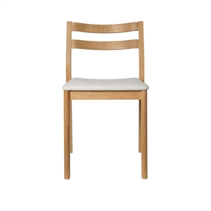 Ferm Living Boda -ruokapöydän tuoli, Staple/Natural Oak/Off White