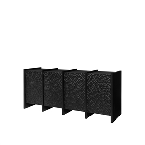 Ferm Living Scarni -kaappi, tummaksi petsattu saarni