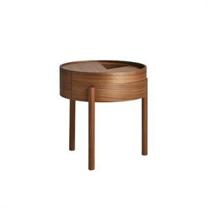 Woud Arc Coffee Table Walnut Ø42