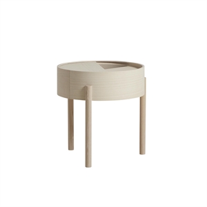 Woud Arc Coffee Table Ash Ø42