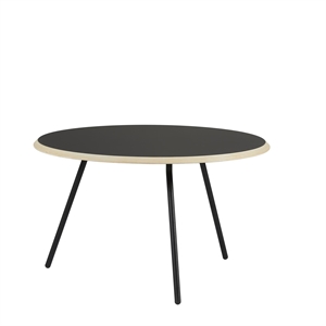 Woud Soround Coffee Table Black Laminate Ø75 H44.5