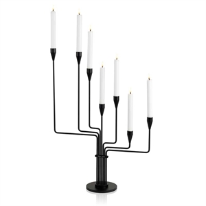 Piet Hein Chariot Candlestick H63 cm Black