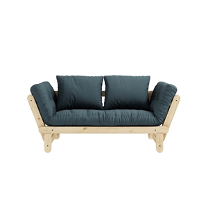 Karup Beat Sofa Kirkas Lakattu Pine/757 Petrol Blue