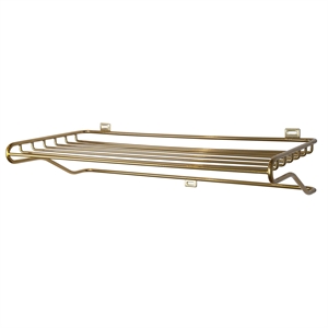 Maze Shoe Shelf Matt Brass