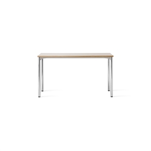 Audo Co Dining Table 140x70 Chrome/ Laminate Cream