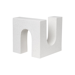 Kristina Dam Studio Brick Sculpture White