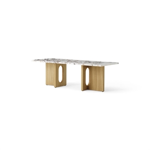 Audo Androgynous Coffee Table Oak/Calacatta Viola Marble