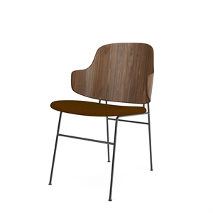 Audo The Penguin Dining Chair Black/ Walnut/ Gold