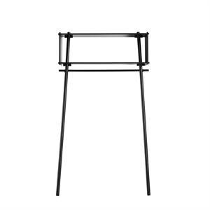 Woud Töjbox Clothes Rack Black Oak