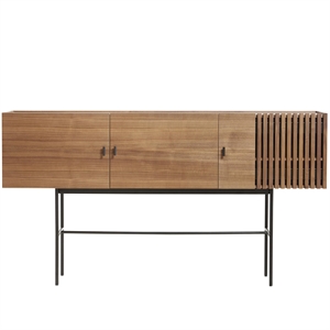 Woud Array Sideboard Walnut veneer/Black 180 cm