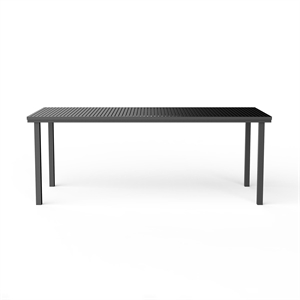 NINE 19 Outdoors Garden Table 200.5x90 Black