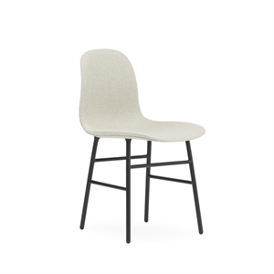 Normann Copenhagen Form Dining Chair Black Steel/Main Line Flax MLF20