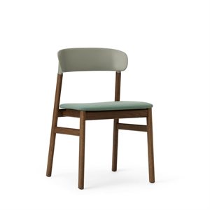 Normann Copenhagen Herit Dining Chair Upholstered Smoked Oak/Dusty Green