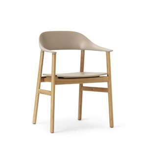 Normann Copenhagen Herit Dining Chair w. Armrest Oak/Sand