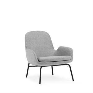 Normann Copenhagen Era Armchair Low Black Steel/Synergy LDS16