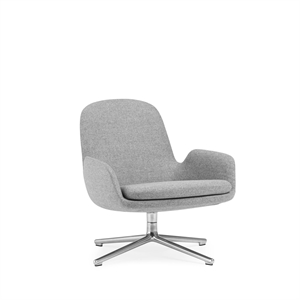 Normann Copenhagen Era Armchair Low W. Swivel Aluminum/ Synergy LDS16