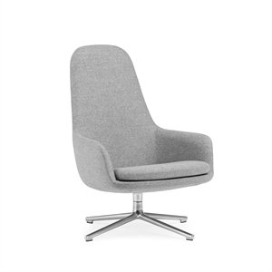 Normann Copenhagen Era Armchair High W. Swivel Aluminum/ Synergy LDS16