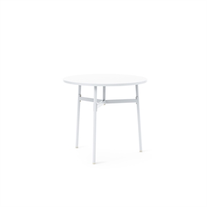 Normann Copenhagen Union -pöytä Valkoinen Ø80 X K74,5 cm