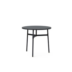 Normann Copenhagen Union Pöytä Musta Ø80 X K74,5 cm