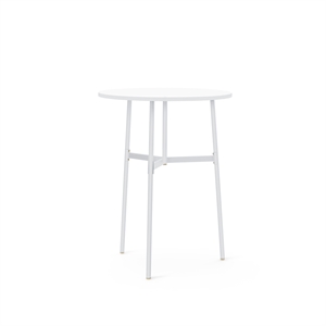 Normann Copenhagen Union Table White Ø80 X H105.5 cm