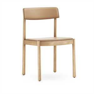 Normann Copenhagen Timb Dining Chair Upholstered Tan/Camel