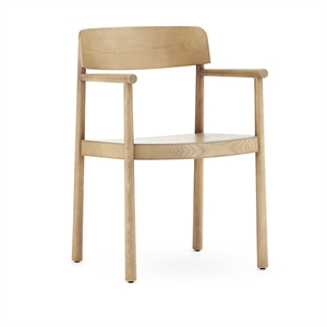 Normann Copenhagen Timb Dining Chair w. Armrest Tan