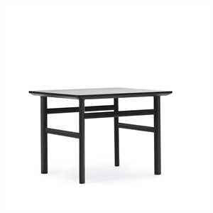 Normann Copenhagen Grow Coffee Table Black Oak 50 X 60 cm