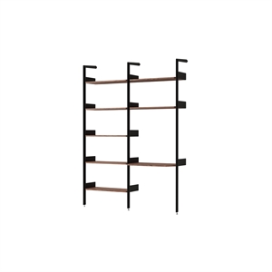 &Tradition Rhomb IF1 & IF5 -hyllykokoonpano B, Lakattu Pähkinäpuu