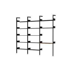 &Tradition Rhomb IF1 &IF4 & IF5 Hyllykokoonpano G Lakattu Pähkinä/antrasiitti