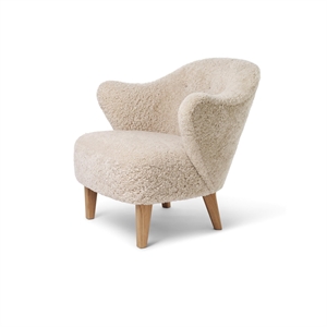 Audo Ingeborg Armchair Natural Oak/Sheepskin Moonlight