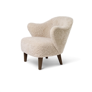 Audo Ingeborg Armchair Dark Stained oak/Sheepskin Moonlight