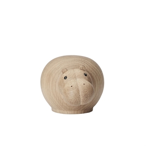 Woud Hibo Hippopotamus Small Oak