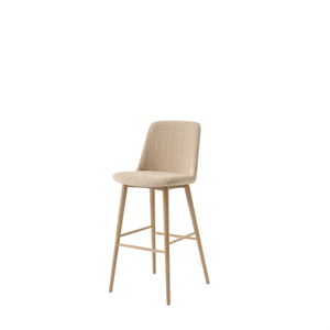 &Tradition Rely HW135 baarituoli korkea selkänoja lakattu tammi/Karakorum 003 Duna