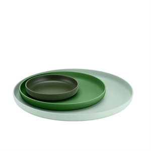 Vitra Trays Tray Set with 3 Green