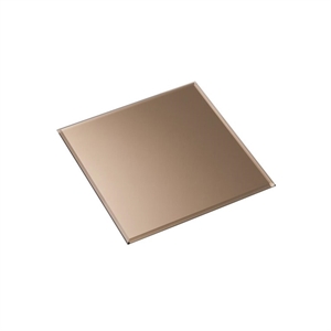 KANGAS Nagel Lasijalusta Neliö 27x27 Savunruskea