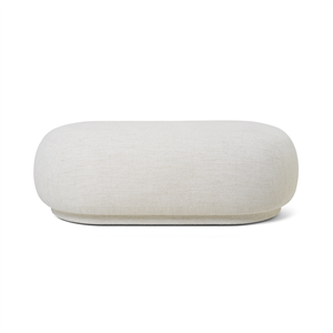 Ferm Living Rico Ottoman Boucle Luonnonvalkoinen