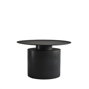 101 Copenhagen Pillar Coffee Table Low Burnt Black