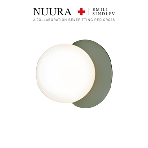 Nuura X Emili Sindlev Liila 1 Seinävalaisin Medium Hopeful Vihreä/Opaali