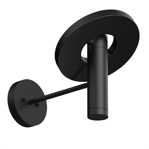 Tonone Beads -seinävalaisin 35, Ylöspäin Valaiseva, Kiinteästi Johdotettu, Savunmusta