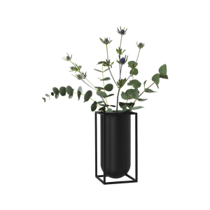 Audo Cube Lolo Vase Black