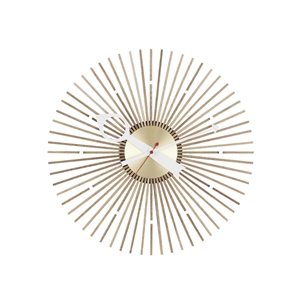 Vitra Popsicle Wall Clock Walnut