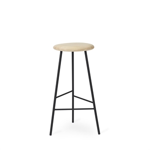 Warm Nordic Pebble Bar Stool H76 Ashtray/Black