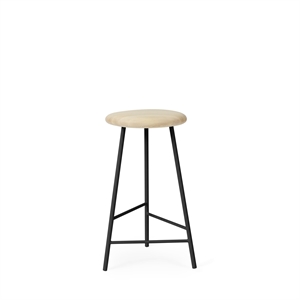 Warm Nordic Pebble Bar Stool H65 Ashtray/Black