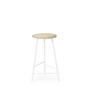 Warm Nordic Pebble Bar Stool H65 Ashtray/White