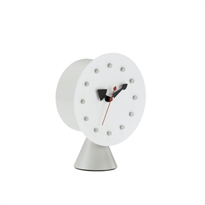 Vitra Cone Base Clock Cream White