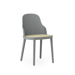 Normann Copenhagen Allez Dining Chair w. Wicker Gray